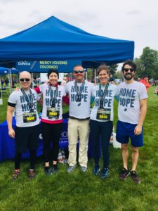mercy housing employees and partners at colfax marathon