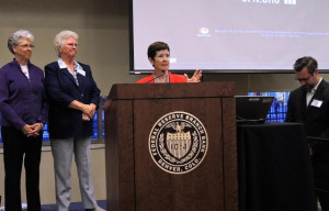 Sister Lillian Murphy Sister Corinne Florek and Julie Gould
