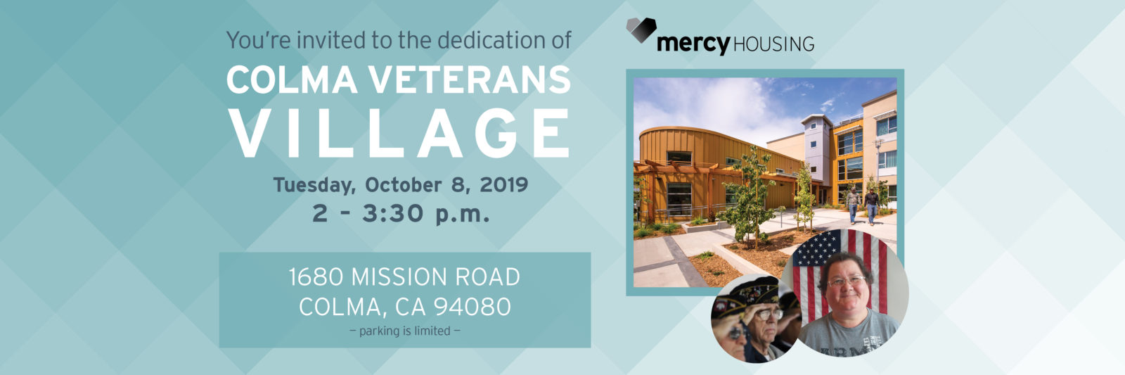 Colma Veterans Village Dedication | October 8 2-3:30pm