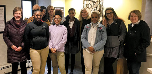 Students at St. Joan Antida High School found a creative way to serve Milwaukee women