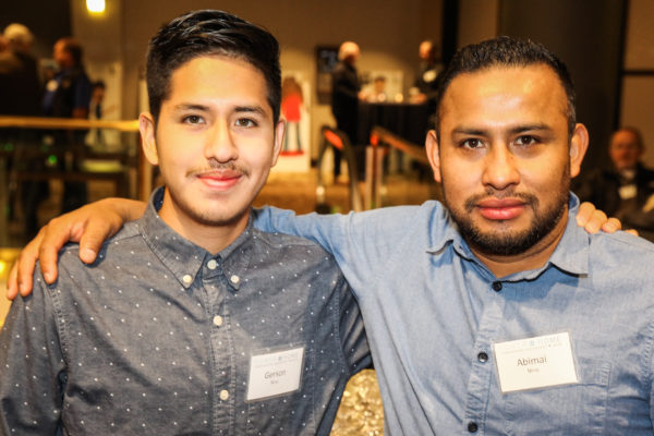 Father and son at MHNW Power of Home breakfast 2019