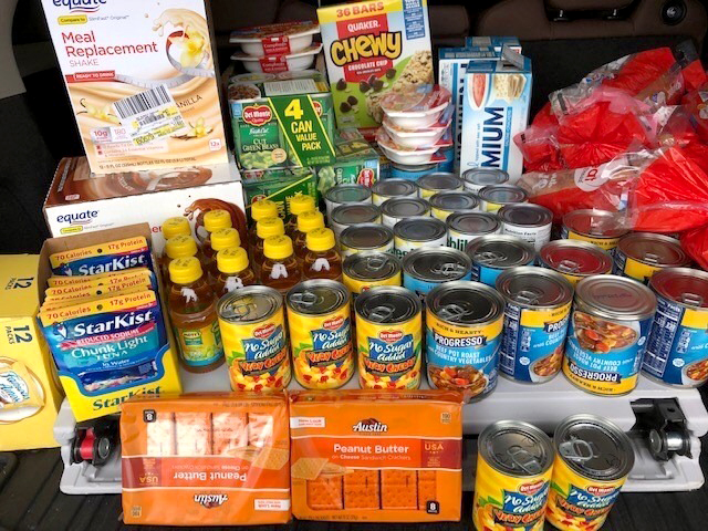 canned goods and food