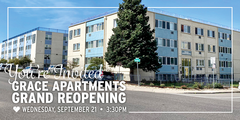 You're Invited Grace Apartments Grand Reopening