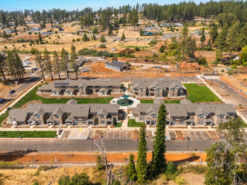 Cypress Lane overhead view