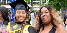 Lyn and Corya at her high school graduation